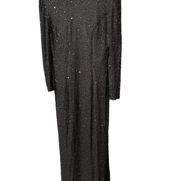 Scala Bodycon Dress Maxi-Halter Beading/Sequin Built-Bra
Silk Size (4-6 ?) - Picture 10 of 12